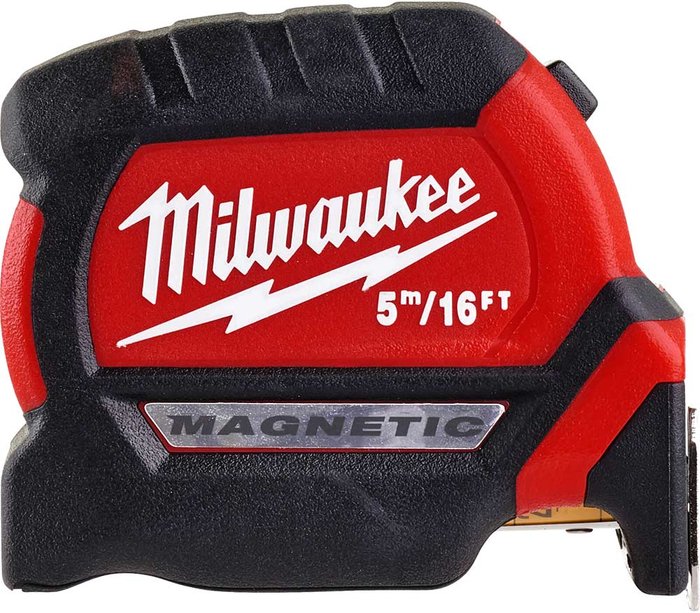 Tooled Up | Milwaukee Milwaukee MAG Tape Measure Imperial & Metric 16ft / 5m 27mm Milwaukee Milwaukee MAG Tape Measure Imperial & Metric 16ft / 5m 27mm