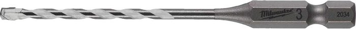 Tooled Up | Milwaukee Milwaukee Multi Material Drill 3mm 90mm Pack of 1 Milwaukee Milwaukee Multi Material Drill 3mm 90mm Pack of 1