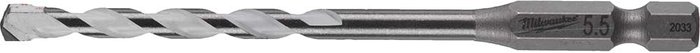 Tooled Up | Milwaukee Milwaukee Multi Material Drill 5.5mm 100mm Pack of 1 Milwaukee Milwaukee Multi Material Drill 5.5mm 100mm Pack of 1
