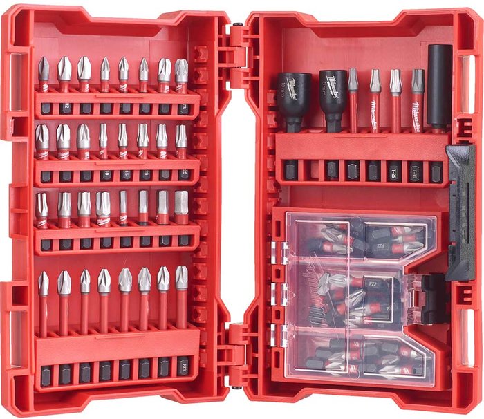Tooled Up | Milwaukee Milwaukee 70 Piece Shockwave Impact Screwdriver Bit Set Milwaukee Milwaukee 70 Piece Shockwave Impact Screwdriver Bit Set