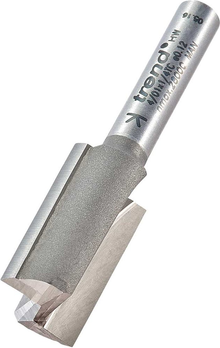 Tooled Up | Trend Trend Professional Two Flute Straight Router Cutter 14mm 25mm 1/4 Trend Trend Professional Two Flute Straight Router Cutter 14mm 25mm 1/4