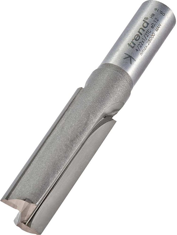Tooled Up | Trend Trend Professional Two Flute Straight Router Cutter 15.9mm 50mm 1/2 Trend Trend Professional Two Flute Straight Router Cutter 15.9mm 50mm 1/2