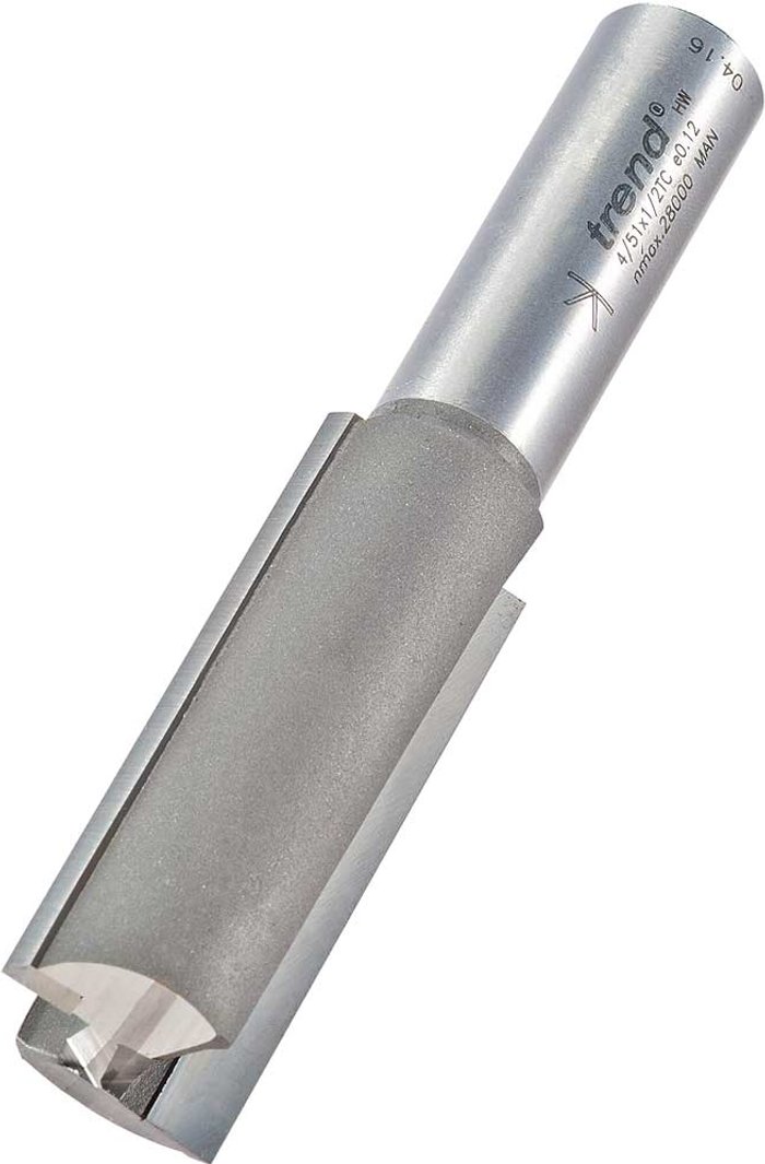 Tooled Up | Trend Trend Professional Two Flute Straight Router Cutter 19.1mm 50mm 1/2 Trend Trend Professional Two Flute Straight Router Cutter 19.1mm 50mm 1/2