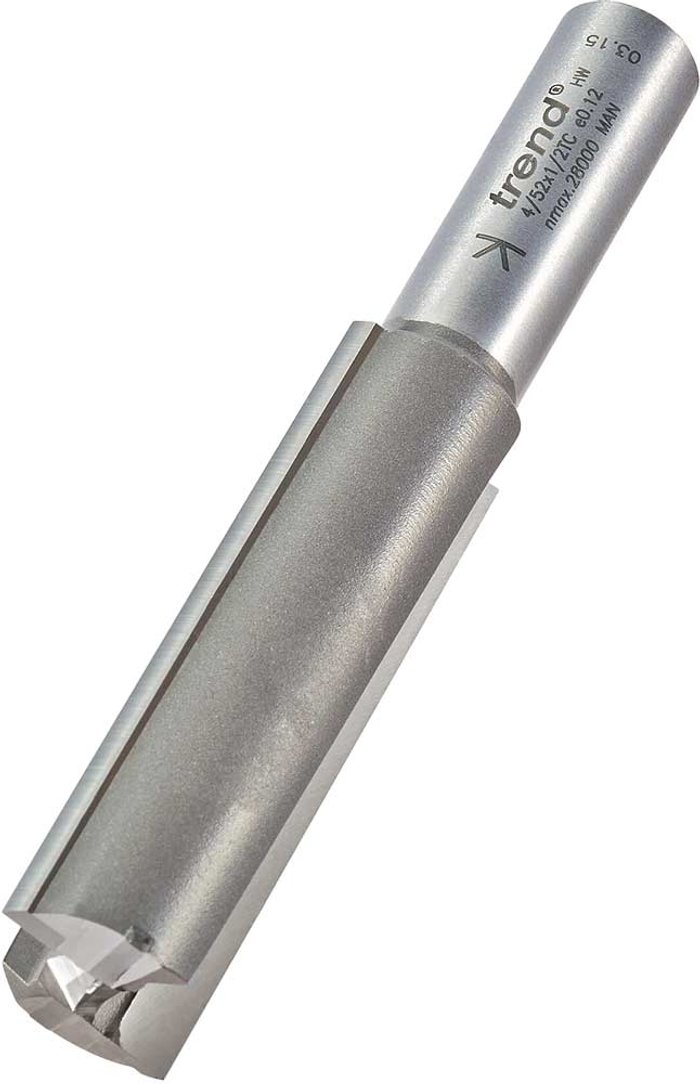 Tooled Up | Trend Trend Professional Two Flute Straight Router Cutter 19.1mm 63mm 1/2 Trend Trend Professional Two Flute Straight Router Cutter 19.1mm 63mm 1/2