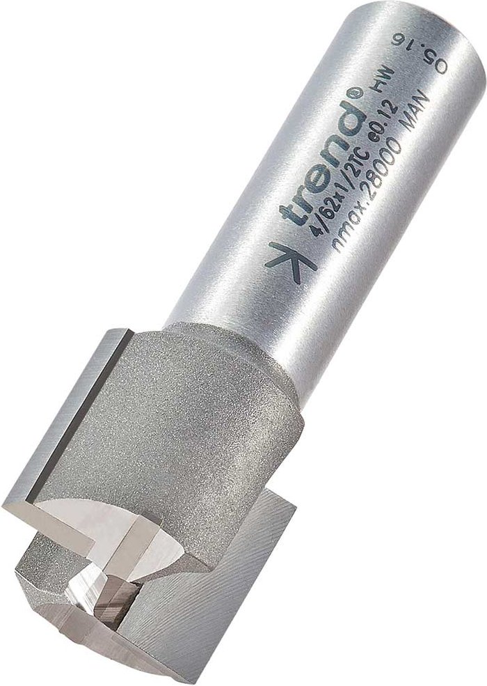 Tooled Up | Trend Trend Professional Two Flute Straight Router Cutter 21mm 19mm 1/2 Trend Trend Professional Two Flute Straight Router Cutter 21mm 19mm 1/2
