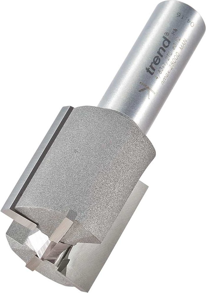 Tooled Up | Trend Trend Professional Two Flute Straight Router Cutter 27mm 32mm 1/2 Trend Trend Professional Two Flute Straight Router Cutter 27mm 32mm 1/2