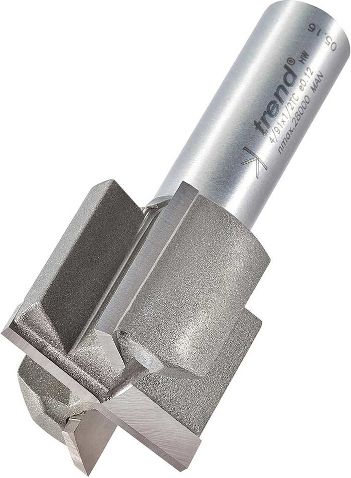 Tooled Up | Trend Trend Professional Two Flute Straight Router Cutter 30mm 25mm 1/2 Trend Trend Professional Two Flute Straight Router Cutter 30mm 25mm 1/2