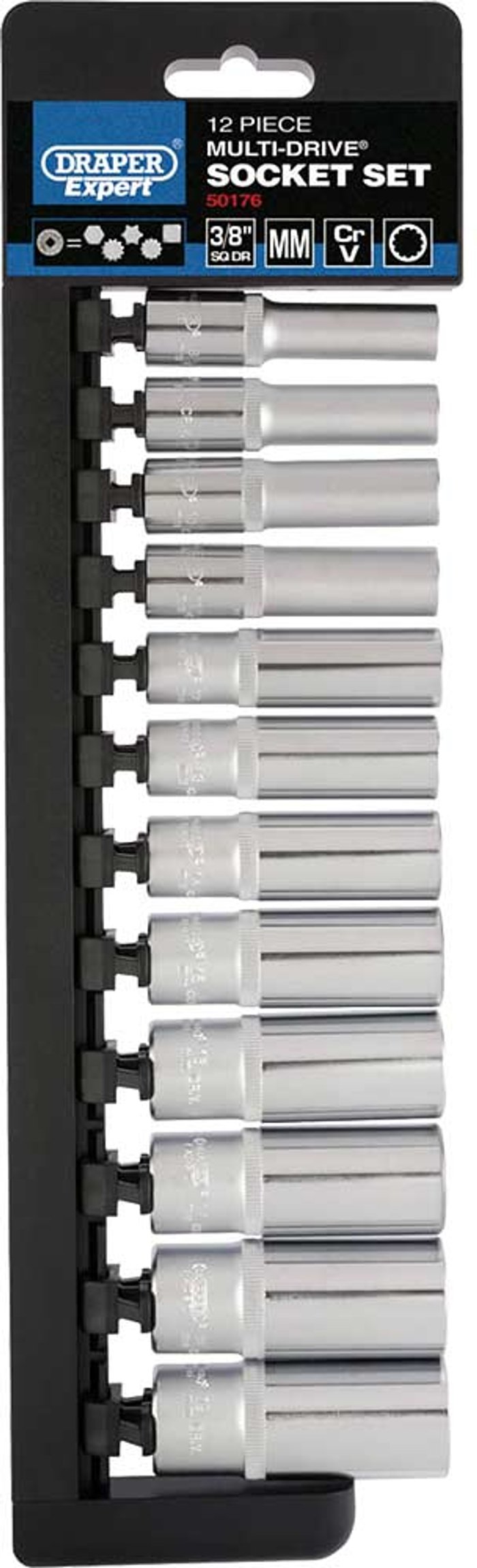 Tooled Up | Draper Draper Expert 12 Piece 3/8 Draper Draper Expert 12 Piece 3/8