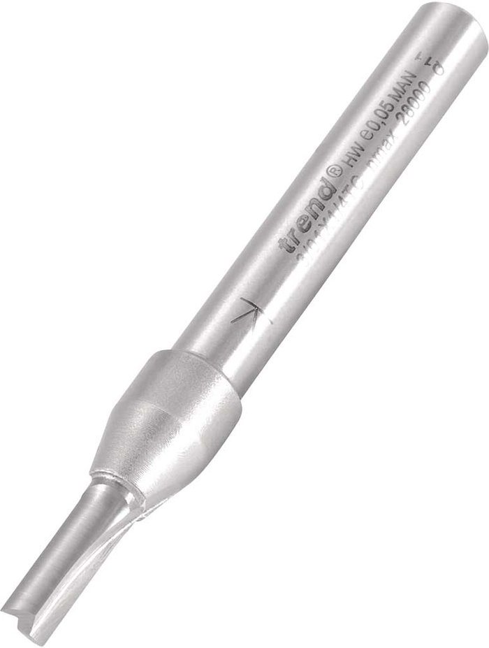 Tooled Up | Trend Trend Professional Two Flute Straight Router Cutter 4mm 11mm 1/4 Trend Trend Professional Two Flute Straight Router Cutter 4mm 11mm 1/4