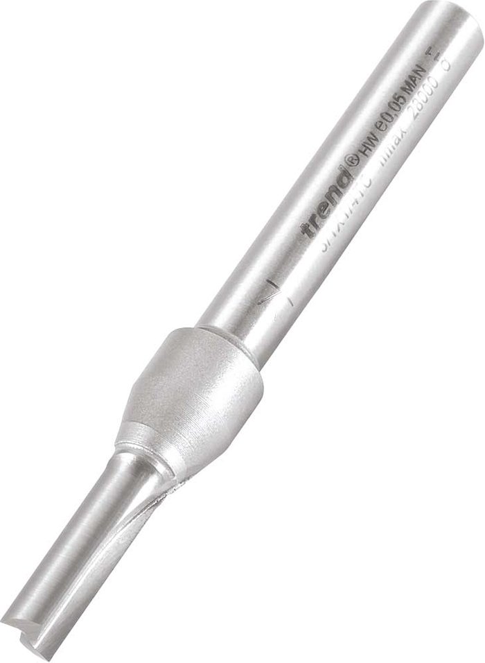 Tooled Up | Trend Trend Professional Two Flute Straight Router Cutter 5mm 16mm 1/4 Trend Trend Professional Two Flute Straight Router Cutter 5mm 16mm 1/4