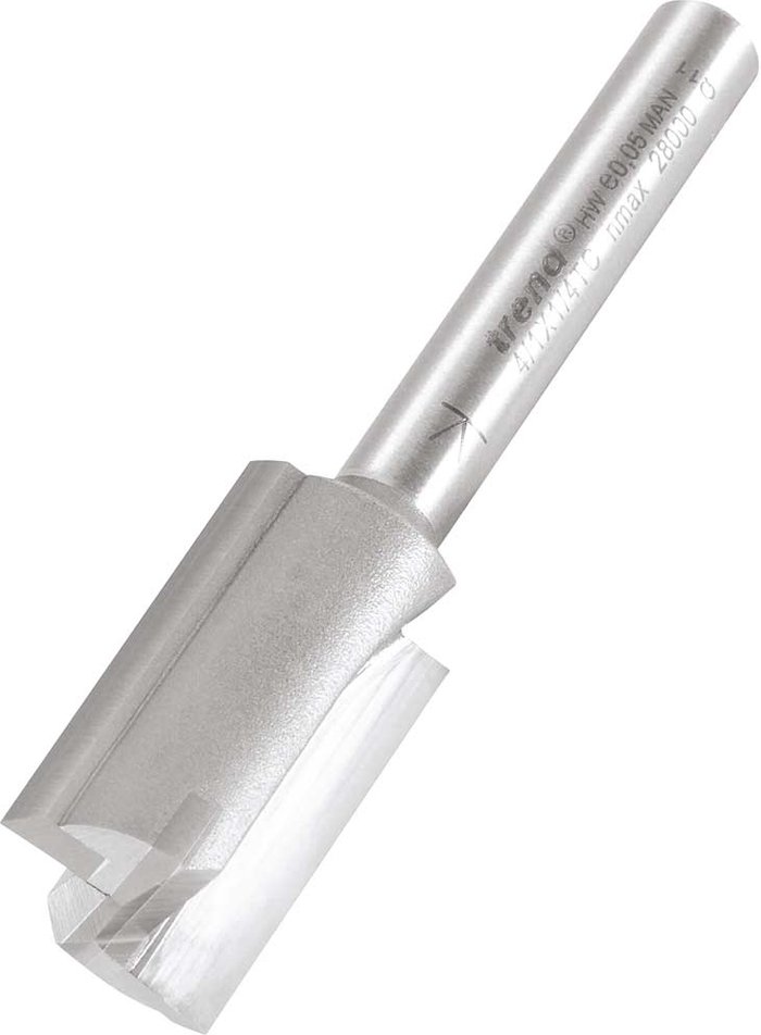 Tooled Up | Trend Trend Professional Two Flute Straight Router Cutter 15mm 25mm 1/4 Trend Trend Professional Two Flute Straight Router Cutter 15mm 25mm 1/4