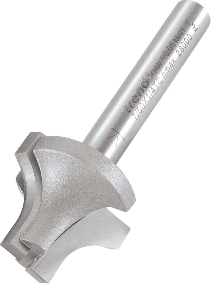 Tooled Up | Trend Trend Glazing Sash Bar Ovolo Joint Router Cutter 22mm 18mm 1/4 Trend Trend Glazing Sash Bar Ovolo Joint Router Cutter 22mm 18mm 1/4
