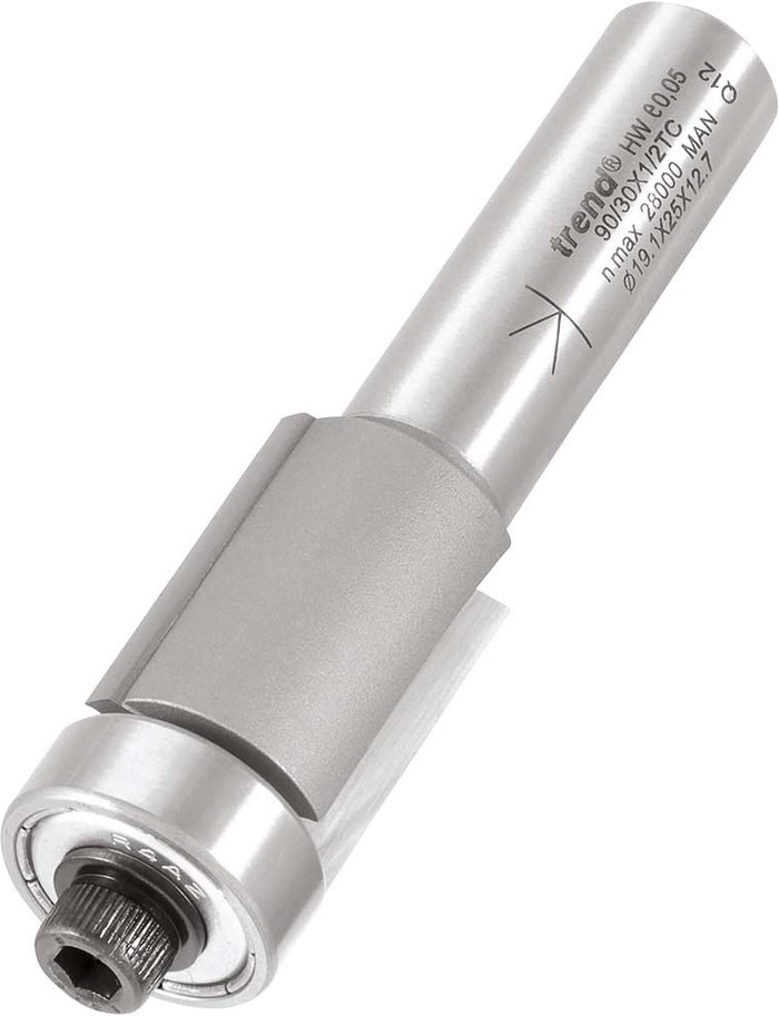 Tooled Up | Trend Trend Bearing Guided Inlay Trimming Router Cutter 19mm 25mm 1/2 Trend Trend Bearing Guided Inlay Trimming Router Cutter 19mm 25mm 1/2