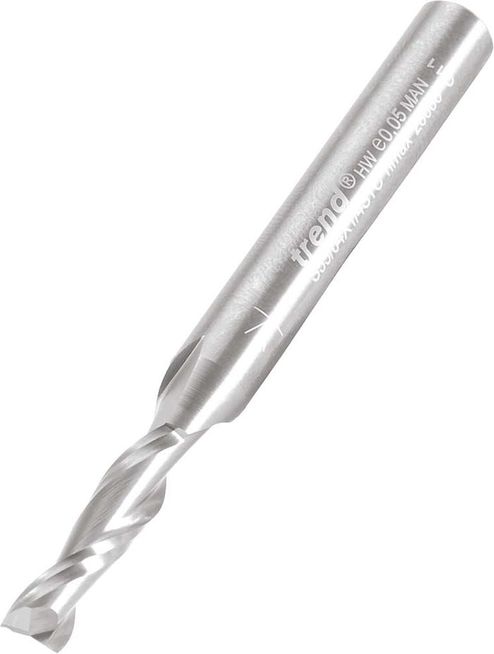 Tooled Up | Trend Trend STC Spiral Upcut Router Cutter 4.75mm 19mm 1/4 Trend Trend STC Spiral Upcut Router Cutter 4.75mm 19mm 1/4