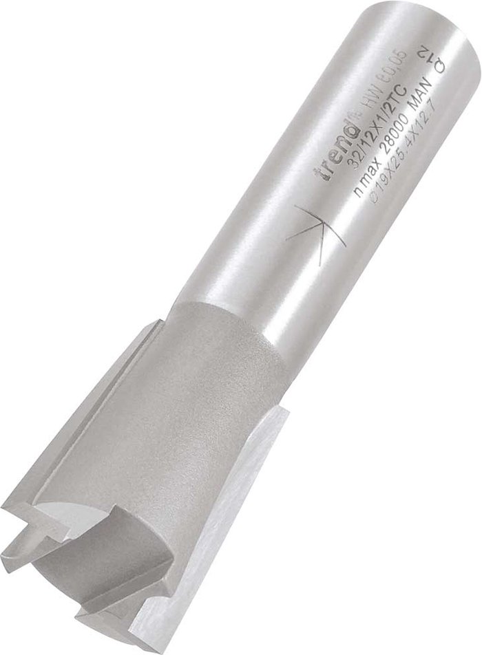 Tooled Up | Trend Trend Stair Housing Dovetail Right Hand Rotation Router Cutter 19mm 25.5mm 1/2 Trend Trend Stair Housing Dovetail Right Hand Rotation Router Cutter 19mm 25.5mm 1/2