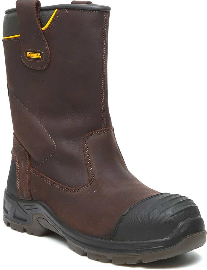 Tooled Up | Dewalt DeWalt Millington Waterproof Safety Rigger Boots Brown Size 5 Dewalt DeWalt Millington Waterproof Safety Rigger Boots Brown Size 5