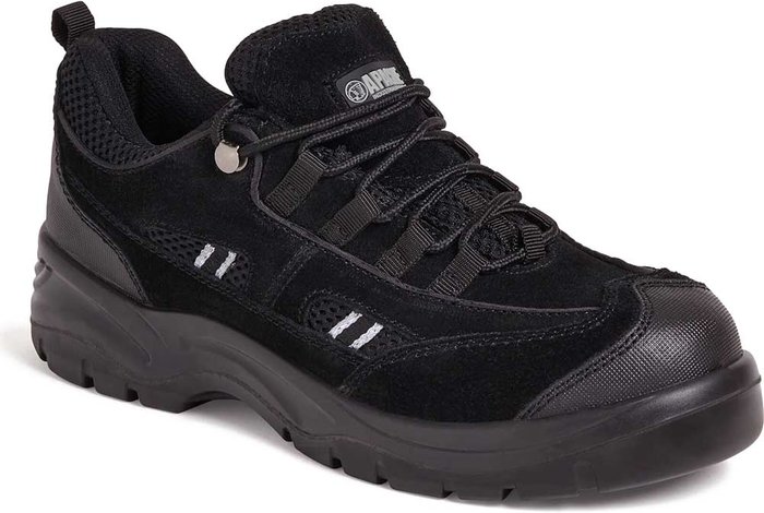 Tooled Up | Apache Apache AP302SM Suede Safety Trainers Black Size 5 Apache Apache AP302SM Suede Safety Trainers Black Size 5