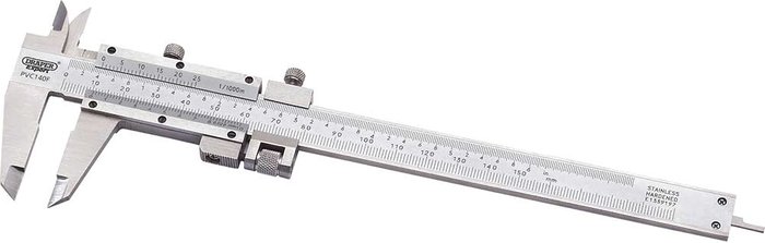 Tooled Up | Draper Draper Fine Adjustment Vernier Calipers 140mm Draper Draper Fine Adjustment Vernier Calipers 140mm