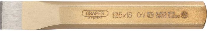 Tooled Up | Draper Draper Expert Flat Cold Chisel 125mm 18mm Draper Draper Expert Flat Cold Chisel 125mm 18mm