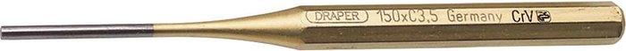 Tooled Up | Draper Draper Expert Parallel Pin Punch 3.5mm Draper Draper Expert Parallel Pin Punch 3.5mm