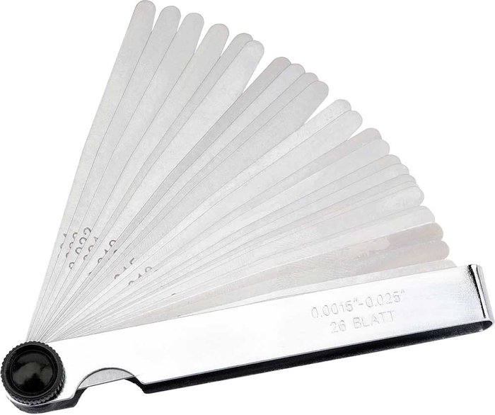 Tooled Up | Draper Draper 26 Blade Imperial Feeler Gauge Set Draper Draper 26 Blade Imperial Feeler Gauge Set
