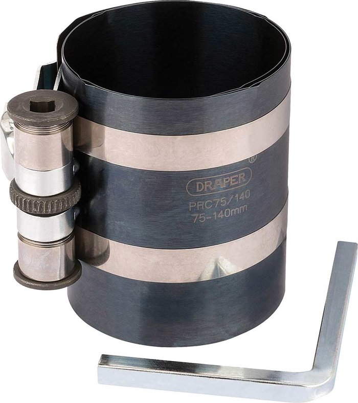 Tooled Up | Draper Draper Piston Ring Compressor 75mm-140mm Draper Draper Piston Ring Compressor 75mm-140mm