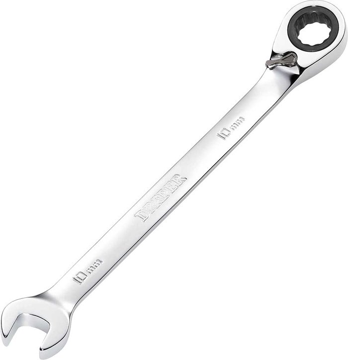 Tooled Up | Draper Draper Hi Torq Ratchet Combination Spanner 10mm Draper Draper Hi Torq Ratchet Combination Spanner 10mm