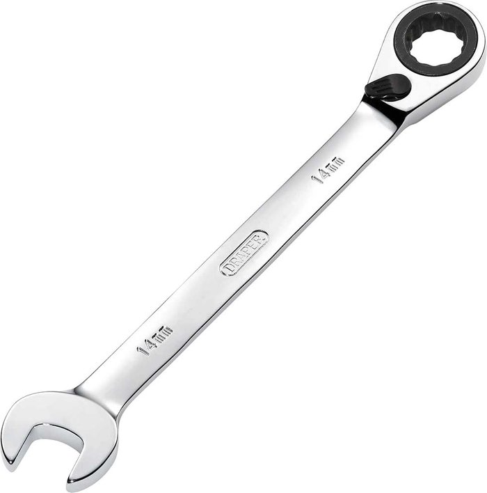 Tooled Up | Draper Draper Hi Torq Ratchet Combination Spanner 14mm Draper Draper Hi Torq Ratchet Combination Spanner 14mm