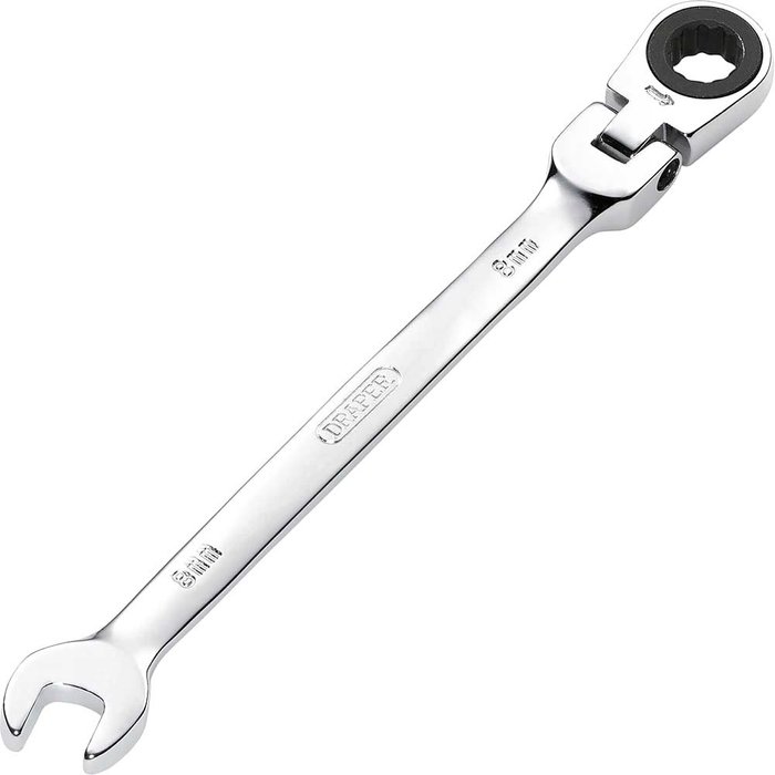 Tooled Up | Draper Draper Hi Torq Flexible Ratchet Combination Spanner 8mm Draper Draper Hi Torq Flexible Ratchet Combination Spanner 8mm