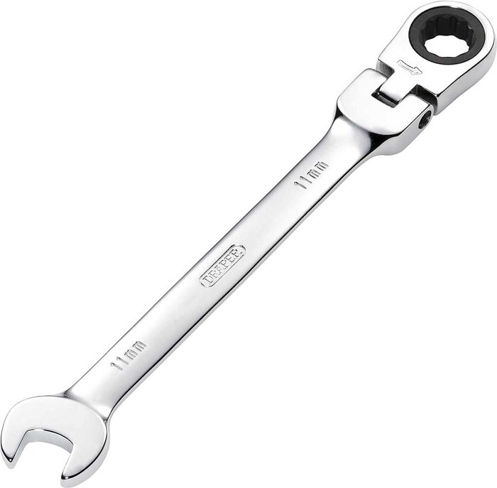 Tooled Up | Draper Draper Hi Torq Flexible Ratchet Combination Spanner 11mm Draper Draper Hi Torq Flexible Ratchet Combination Spanner 11mm