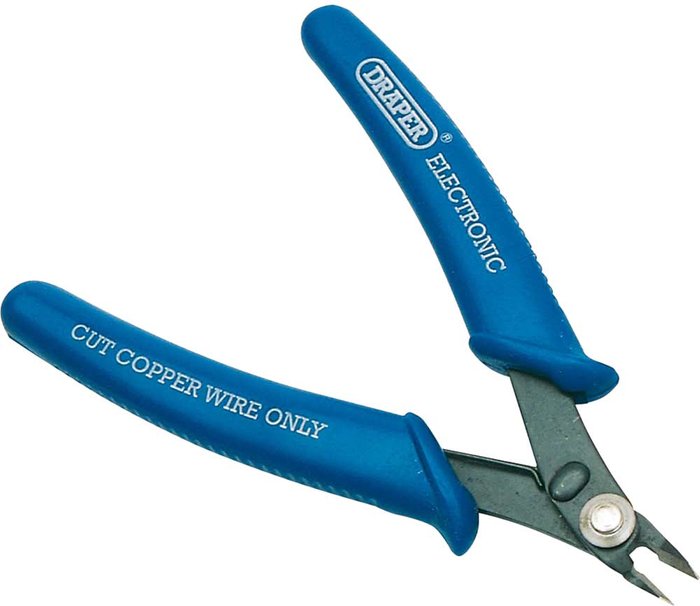 Tooled Up | Draper Draper 31A Electronic Flush Cut Nipper 130mm Draper Draper 31A Electronic Flush Cut Nipper 130mm