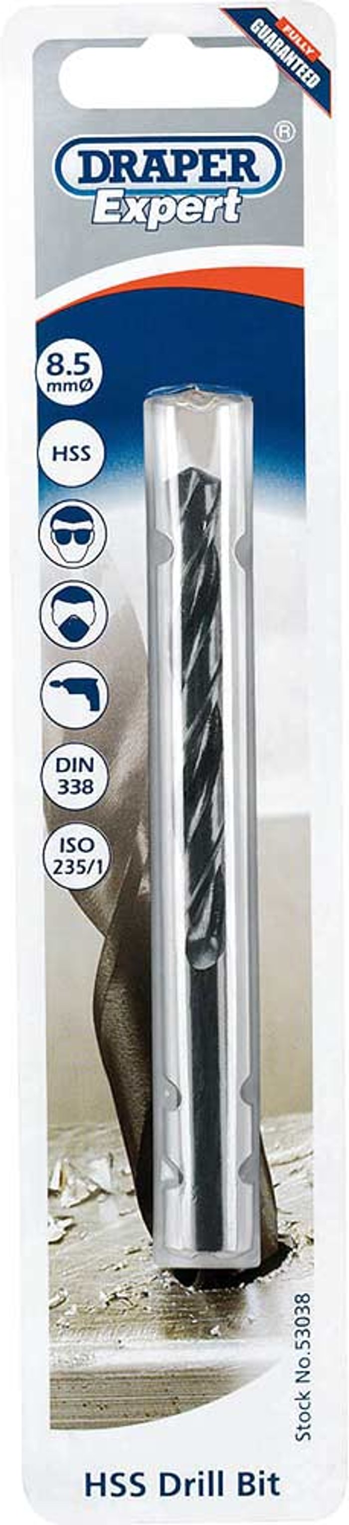 Tooled Up | Draper Draper Expert HSS Metric Tap Drill Bit 8.5mm Draper Draper Expert HSS Metric Tap Drill Bit 8.5mm