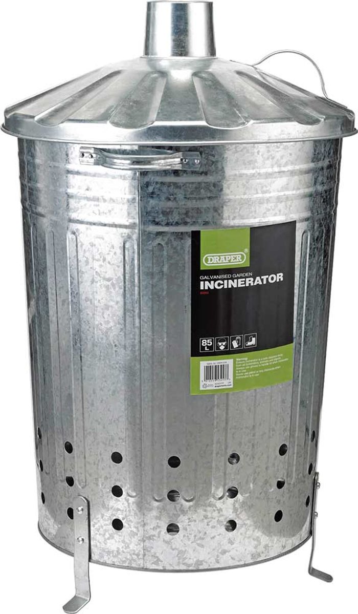 Tooled Up | Draper Draper Galvanised Incinerator and Lid Draper Draper Galvanised Incinerator and Lid