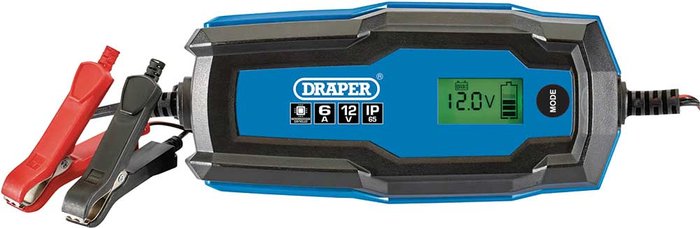 Tooled Up | Draper Draper 53490 Smart Charger and Battery Maintainer 6v/12v 6A 6v or 12v Draper Draper 53490 Smart Charger and Battery Maintainer 6v/12v 6A 6v or 12v