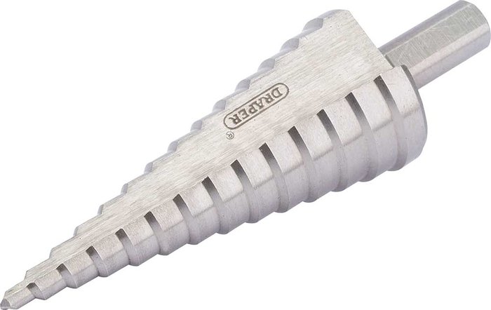 Tooled Up | Draper Draper HSS Step Drill Bit 4mm - 30mm Draper Draper HSS Step Drill Bit 4mm - 30mm