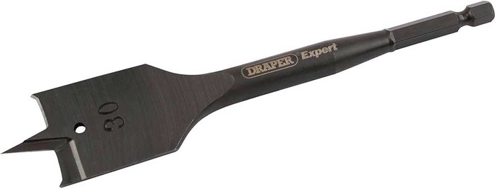 Tooled Up | Draper Draper Expert Flat Wood Bit 30mm 150mm Draper Draper Expert Flat Wood Bit 30mm 150mm