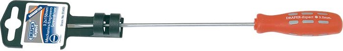Tooled Up | Draper Draper Expert Mechanics Soft Grip Parallel Slotted Screwdriver 3.2mm 150mm Draper Draper Expert Mechanics Soft Grip Parallel Slotted Screwdriver 3.2mm 150mm