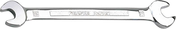 Tooled Up | Draper Draper Expert Double Open Ended Spanner Metric 10mm x 11mm Draper Draper Expert Double Open Ended Spanner Metric 10mm x 11mm