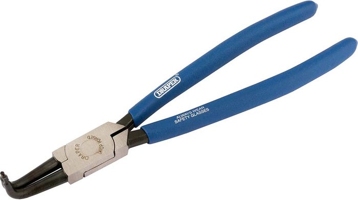 Tooled Up | Draper Draper Bent Internal Circlip Pliers 40mm - 100mm Draper Draper Bent Internal Circlip Pliers 40mm - 100mm