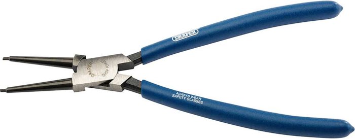 Tooled Up | Draper Draper Straight Internal Circlip Pliers 40mm - 100mm Draper Draper Straight Internal Circlip Pliers 40mm - 100mm