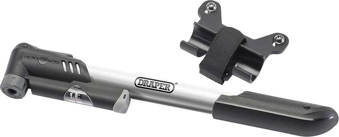 Tooled Up | Draper Draper Dual Connector Bicycle Hand Pump Draper Draper Dual Connector Bicycle Hand Pump