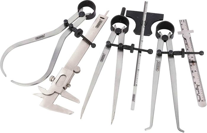 Tooled Up | Draper Draper 6 Piece Precision Measuring Set Draper Draper 6 Piece Precision Measuring Set
