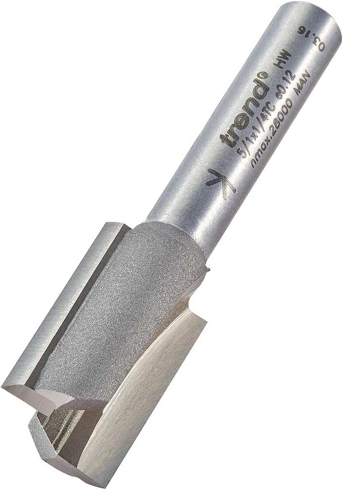 Tooled Up | Trend Trend Two Flute Hinge Recess Router Cutter 12.7mm 19mm 1/4 Trend Trend Two Flute Hinge Recess Router Cutter 12.7mm 19mm 1/4