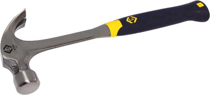 Tooled Up | CK Tools CK Anti Vibe Forged Claw Hammer 560g CK Tools CK Anti Vibe Forged Claw Hammer 560g