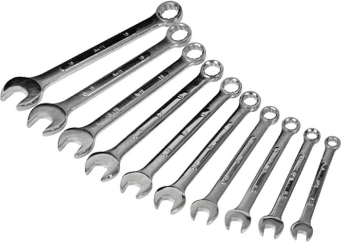 Tooled Up | Avit Avit 10 Piece Combination Spanner Set Metric Avit Avit 10 Piece Combination Spanner Set Metric