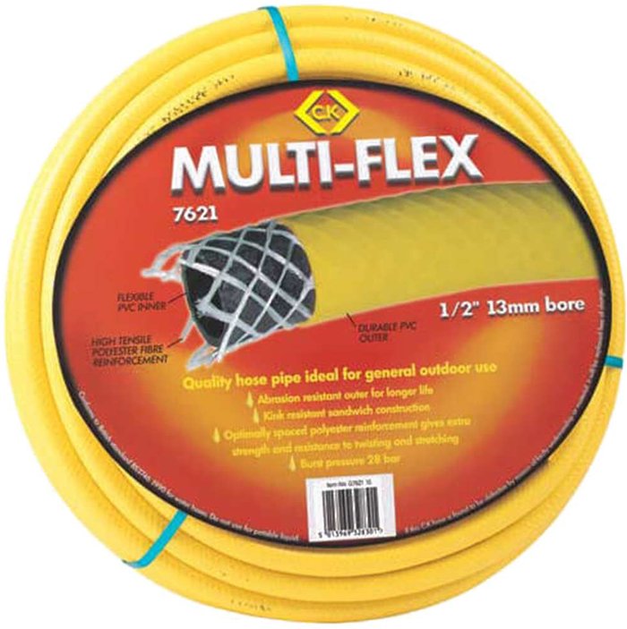 Tooled Up | CK Tools CK Multi Flex Garden Hose Pipe 1/2 CK Tools CK Multi Flex Garden Hose Pipe 1/2