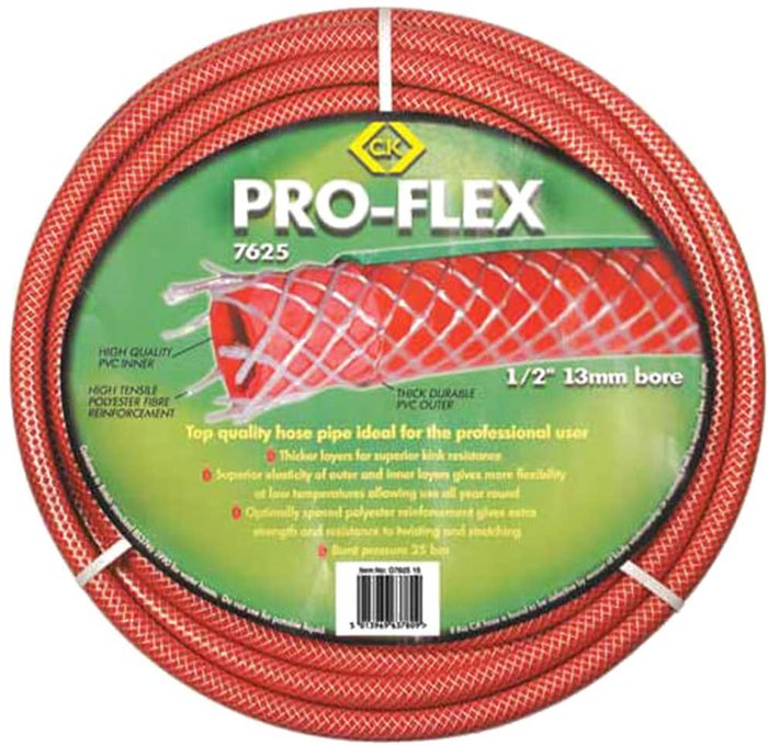 Tooled Up | CK Tools CK Pro Flex Garden Hose Pipe 3/4 CK Tools CK Pro Flex Garden Hose Pipe 3/4