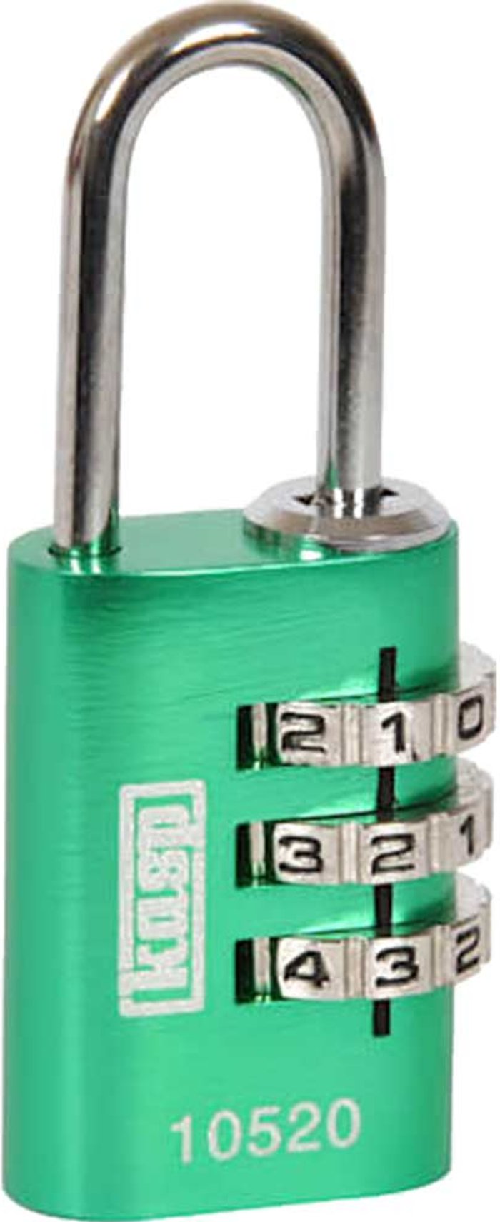 Tooled Up | KASP Kasp Aluminium Combination Coloured Padlock 20mm Green Standard KASP Kasp Aluminium Combination Coloured Padlock 20mm Green Standard