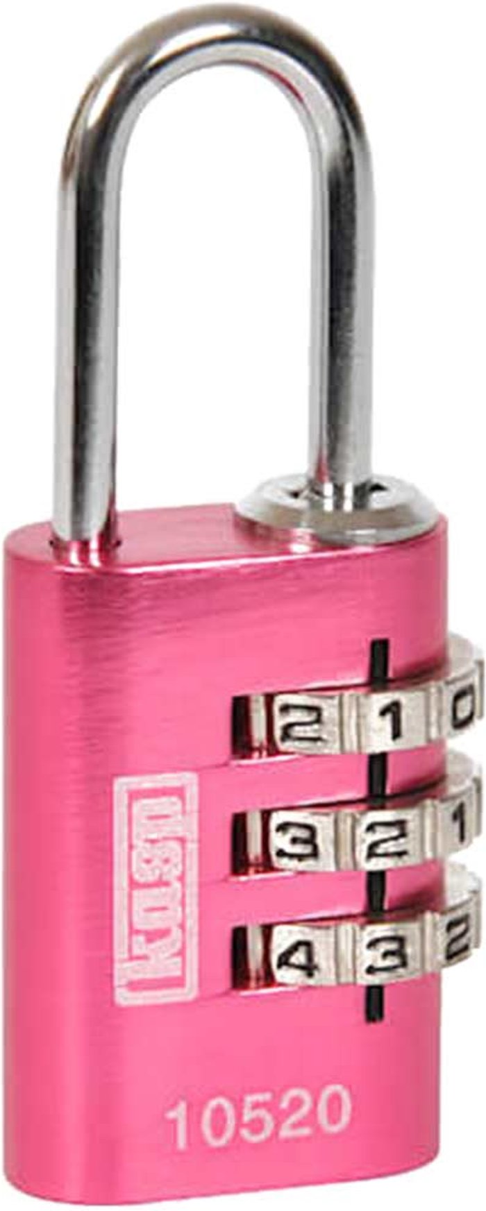 Tooled Up | KASP Kasp Aluminium Combination Coloured Padlock 20mm Pink Standard KASP Kasp Aluminium Combination Coloured Padlock 20mm Pink Standard
