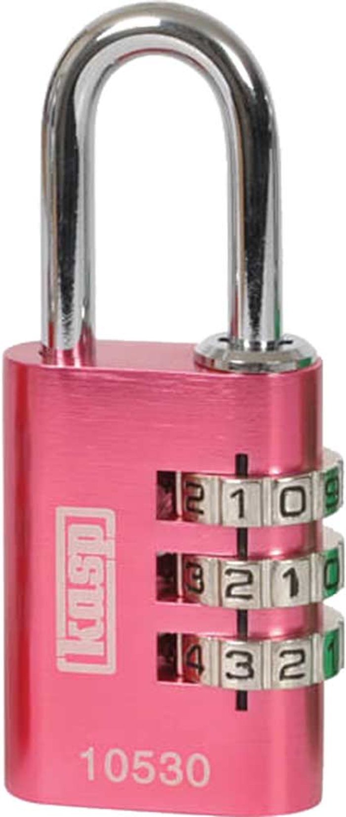 Tooled Up | KASP Kasp Aluminium Combination Coloured Padlock 30mm Pink Standard KASP Kasp Aluminium Combination Coloured Padlock 30mm Pink Standard